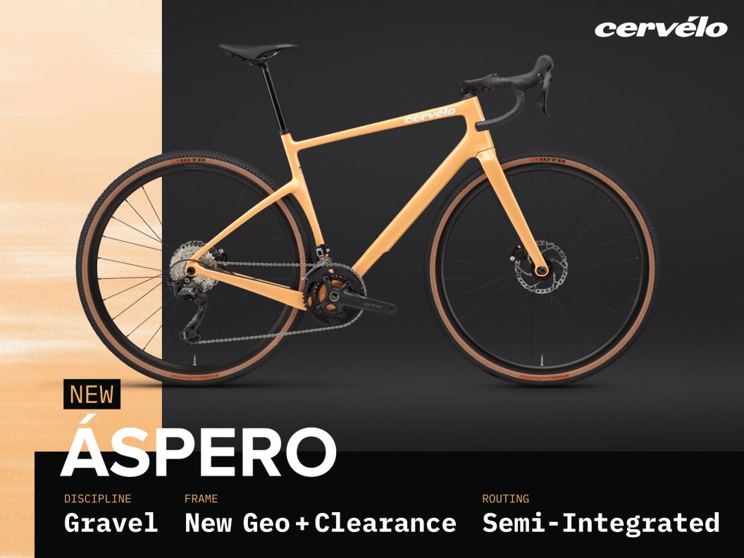 The new Cervelo Aspero has new features to make it even better on gravel. 