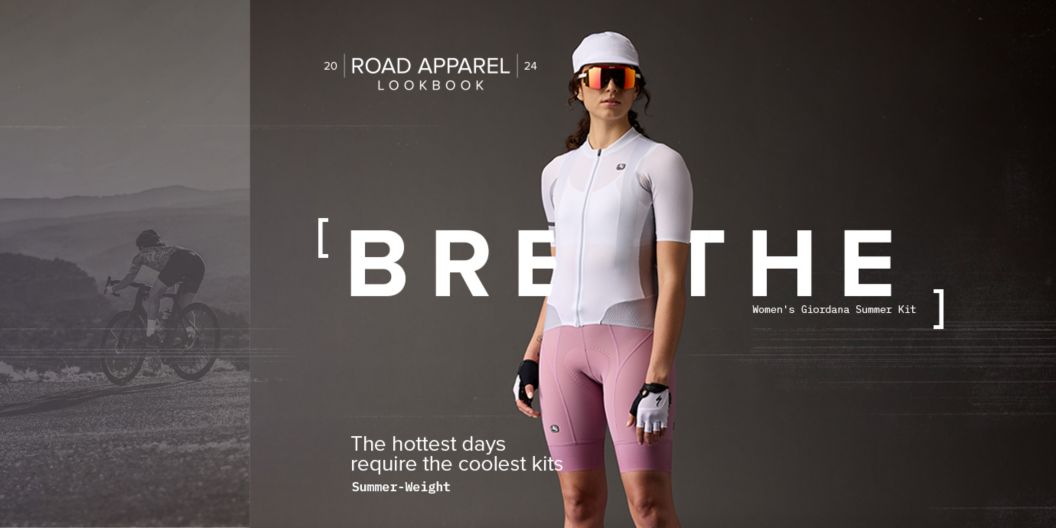 Breathe. The hottest days require the coolest kits. Giordana women’s summer kit.