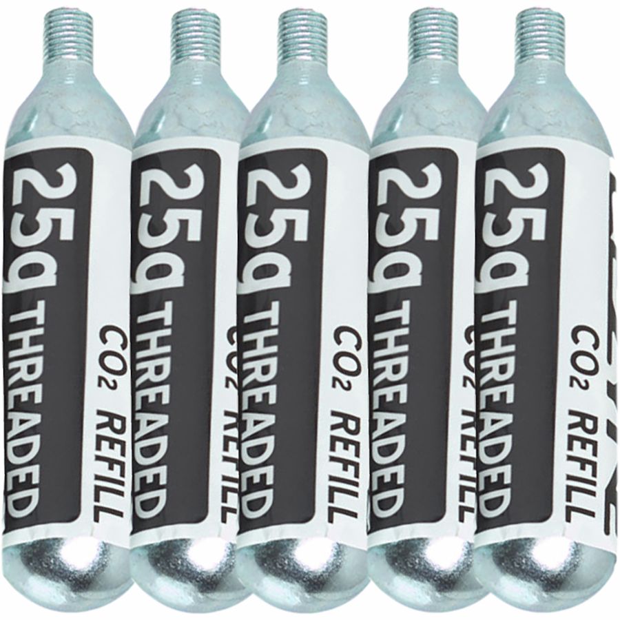 25G Threaded CO2 Cartridge - 5-Pack Refill
