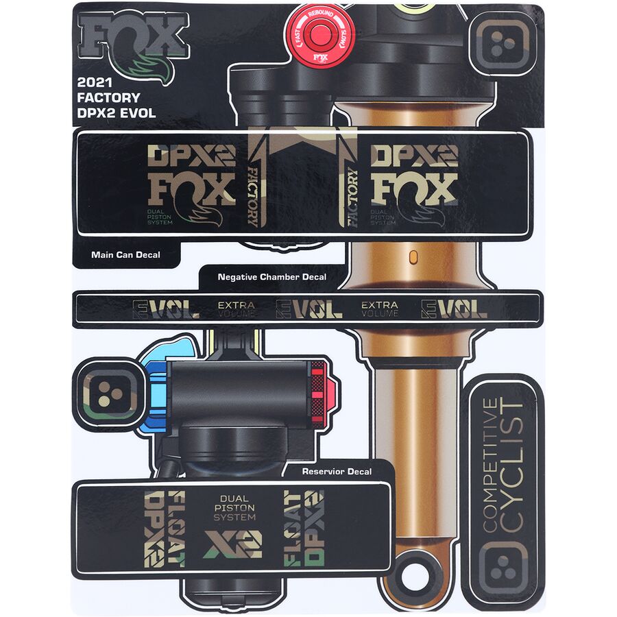 Fox DPX2 Decal Kit
