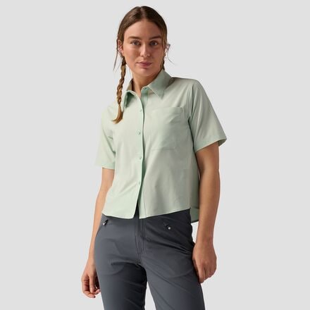 Backcountry - Button-Up MTB Jersey - Women's - Silt Green