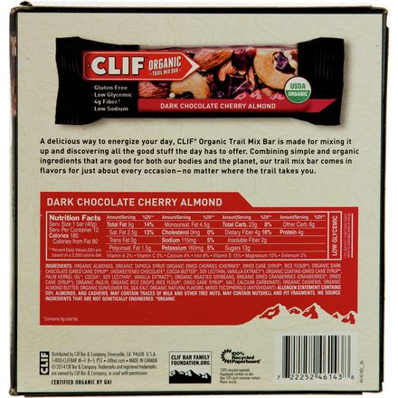 Clifbar - Organic Trail Mix Bar - 12-Pack
