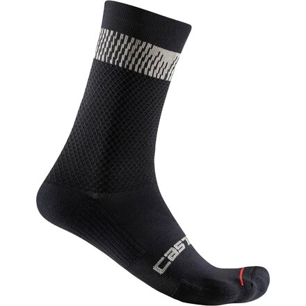Castelli - Unlimited 18 Sock - Men's - Black/Silver Moon
