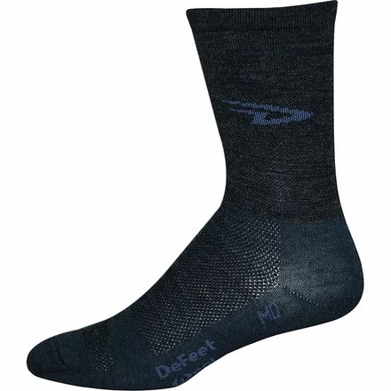 DeFeet - Wooleator 5in Sock - Hi-Top Charcoal