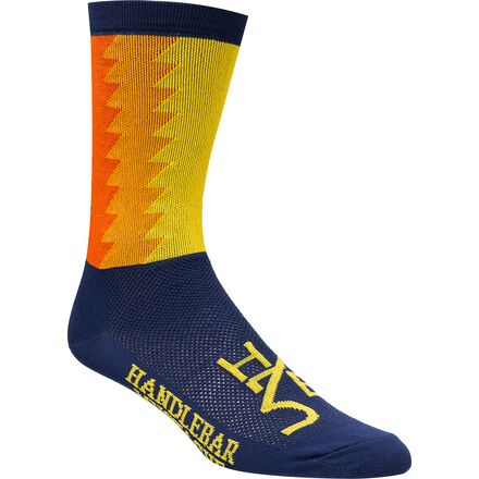 DeFeet - Bummerland Ribbed Aireator 7in Timber Sock - Navy