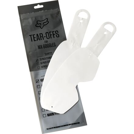 Fox Racing - Vue Laminated Tear Off - 14-Pack - Clear