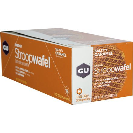 GU - Energy Stroopwafel - 16-Pack - Salty's Caramel