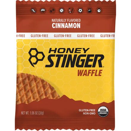 Honey Stinger - Gluten Free Waffles - 12-Pack - Gf Cinnamon