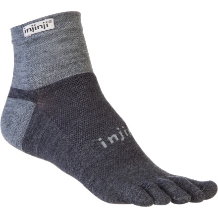 Injinji - Run Lightweight NuWool Mini-Crew Toe Sock