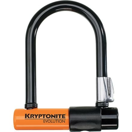 Kryptonite - Evolution Mini-5 U-Lock - Double Deadbolt - Black/Orange