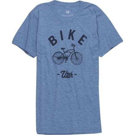 Locally Grown - Bike Cruiser Utah Tri-Blend Vintage T-Shirt - Men's