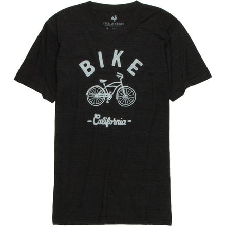 Locally Grown - Bike Cruiser California Tri-Blend Vintage T-Shirt - Men's
