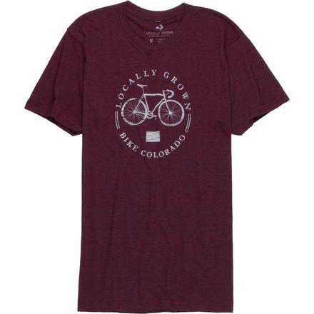 Locally Grown - Bike Local Colorado Tri-Blend T-Shirt - Men's