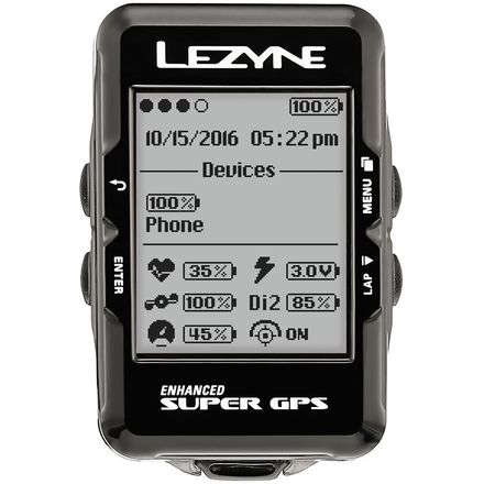 Lezyne - Super GPS HRSC Loaded Bike Computer