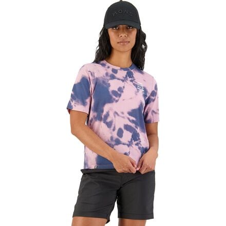 Mons Royale - Icon Relaxed Tie Dyed T-Shirt - Women's - Denim Tie Dye