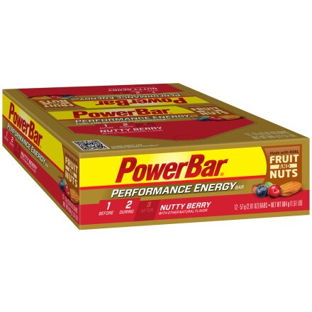 Powerbar - Performance Energy Fruit and Nut Bar - 12 Pack