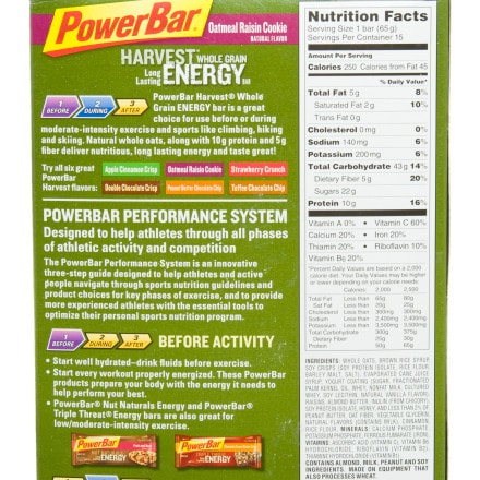 Powerbar - Harvest Bars - Box 15 Bars