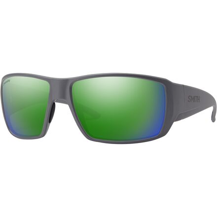 Smith - Guide's Choice Sunglasses - Matte Cement/ChromaPop Glass Polarized Green Mirror