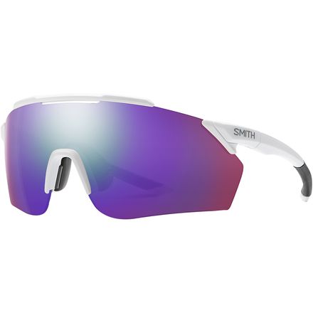 Smith - Ruckus ChromaPop Sunglasses - Matte White/Violet Mirror