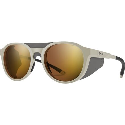 Smith - Venture ChromaPop Sunglasses - Matte Bone/ChromaPop Glacier Photochromic Copper Gold Mirror