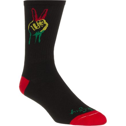 SockGuy - Rasta Peace 6in Socks