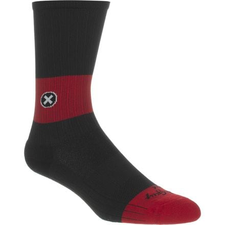 SockGuy - SGX8 Black/Red Socks