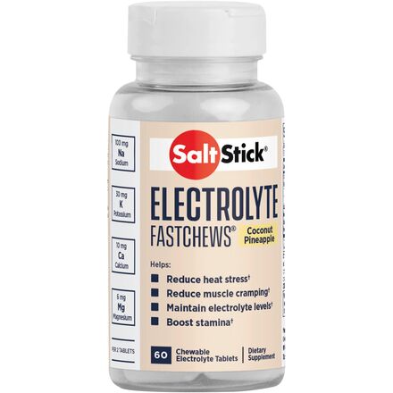 SaltStick - Fastchews Chewable Electrolyte Tablets - Coconut Pineapple