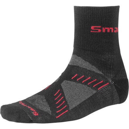 Smartwool - PhD Cycling Ultra Light 3/4 Crew Sock - Men's