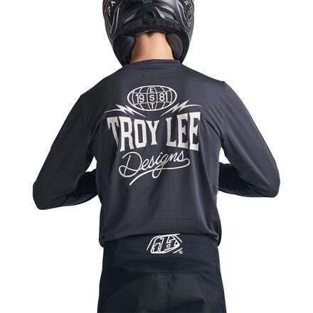 Troy Lee Designs - Ruckus Long-Sleeve Ride T-Shirt - Men's - Bolts Carbon