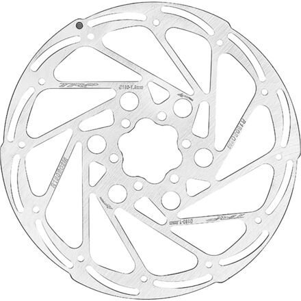 TRP - RS02M Slotted Disc Brake Rotor - Silver