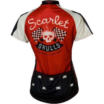 Twin Six - Scarlet Skulls Jersey - Short-Sleeve - Women's