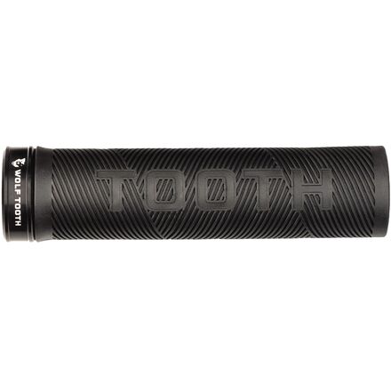 Wolf Tooth Components - Wolf Tooth Echo Lock-On Grip - Black Grip/Black Collar
