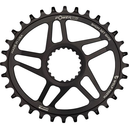 Wolf Tooth Components - Direct Mount Oval Chainring for Shimano Cranks - Boost - Black