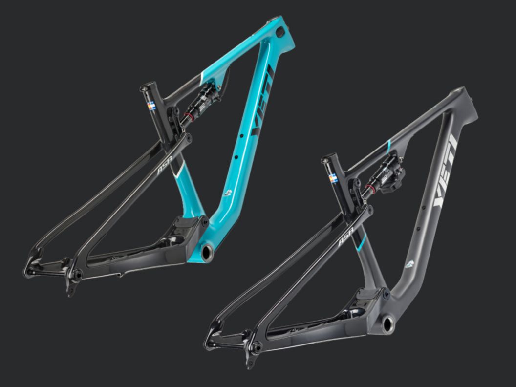 Black and blue versions of the new ASR frames. 