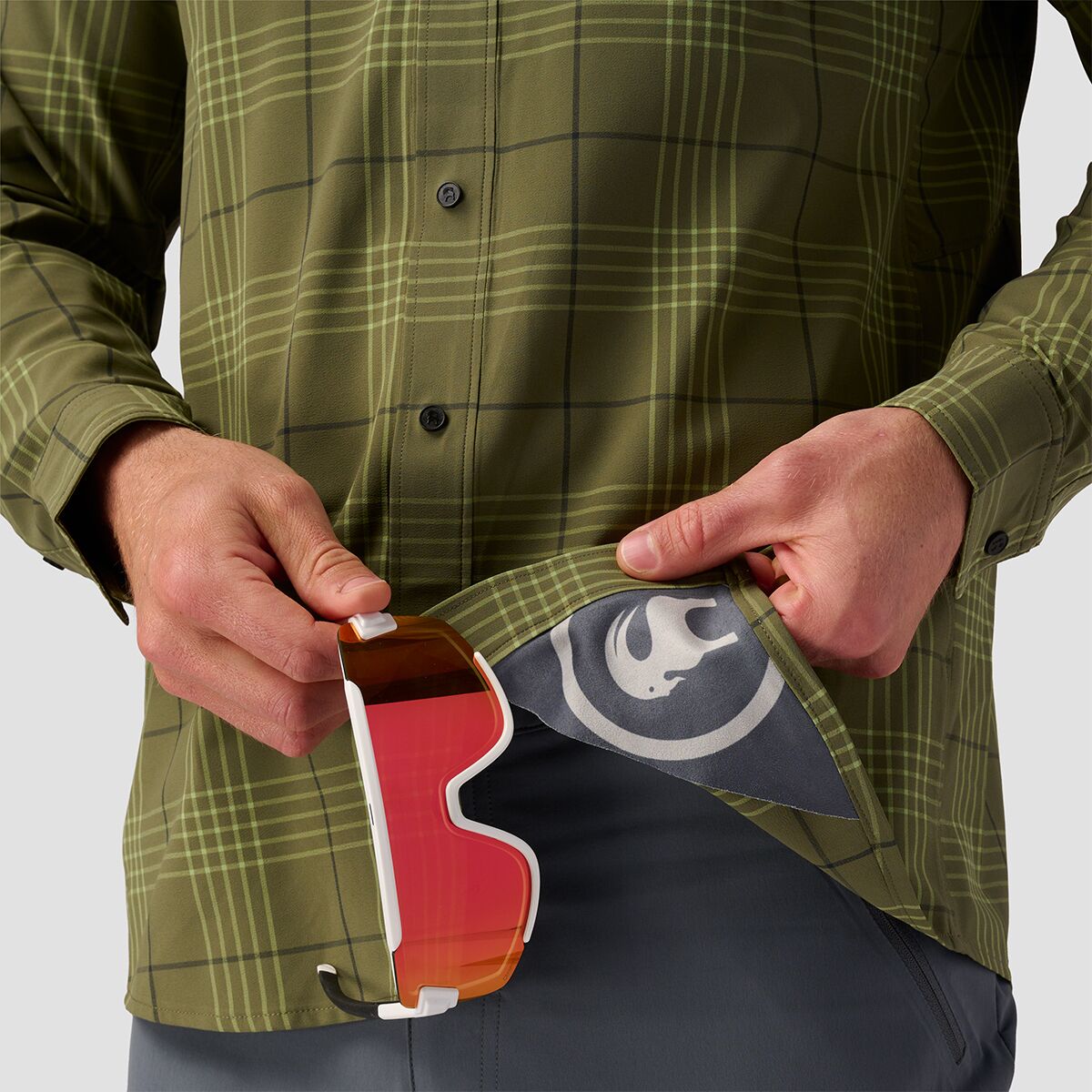 Backcountry Button-Up Long-Sleeve MTB Jersey - Men's - Men