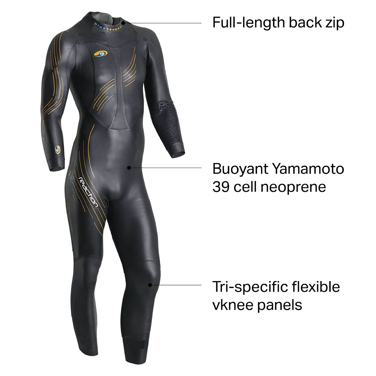 Blueseventy Reaction Full Wetsuit Men's Men