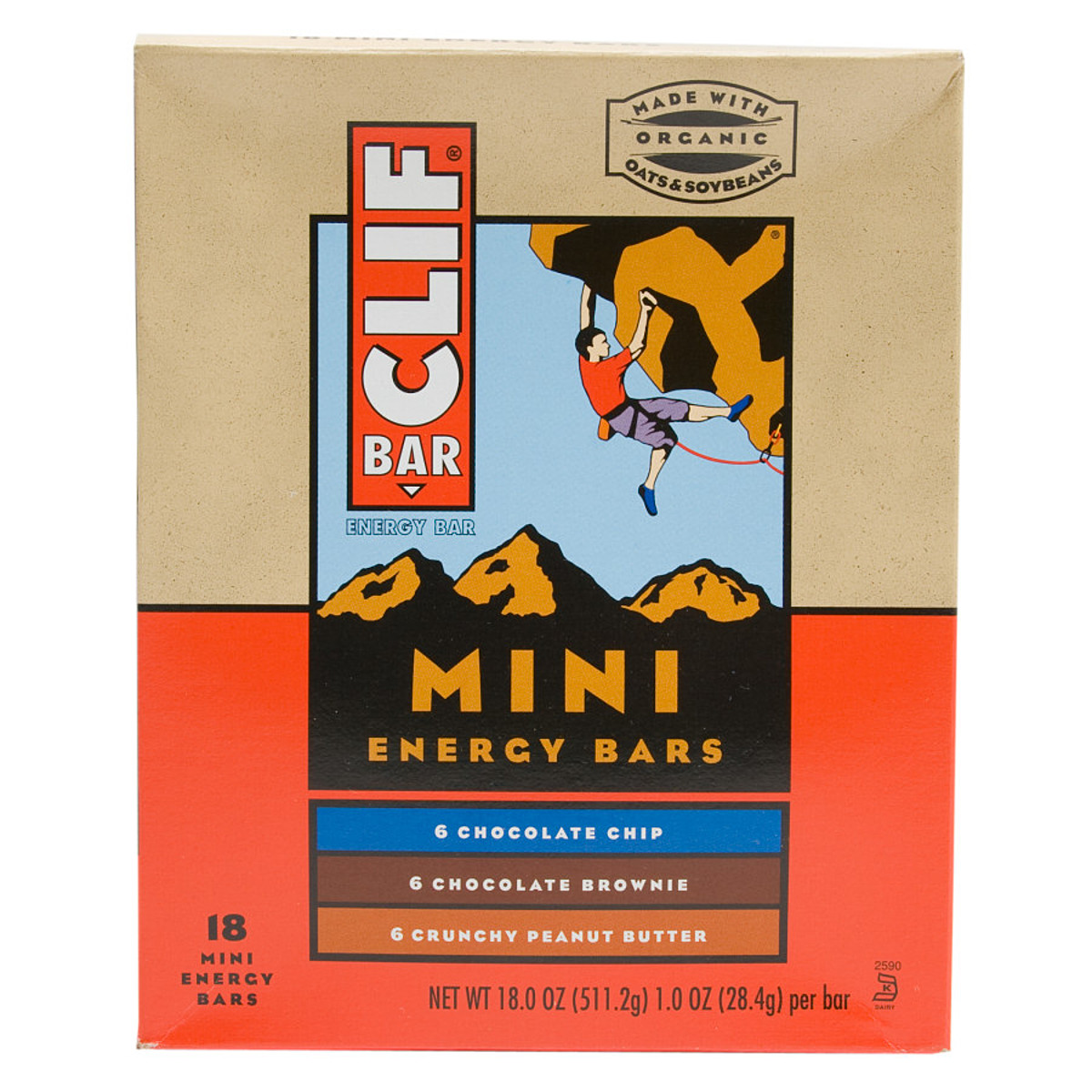 Clifbar Clif Bar Mini Variety Pack 18 Pack