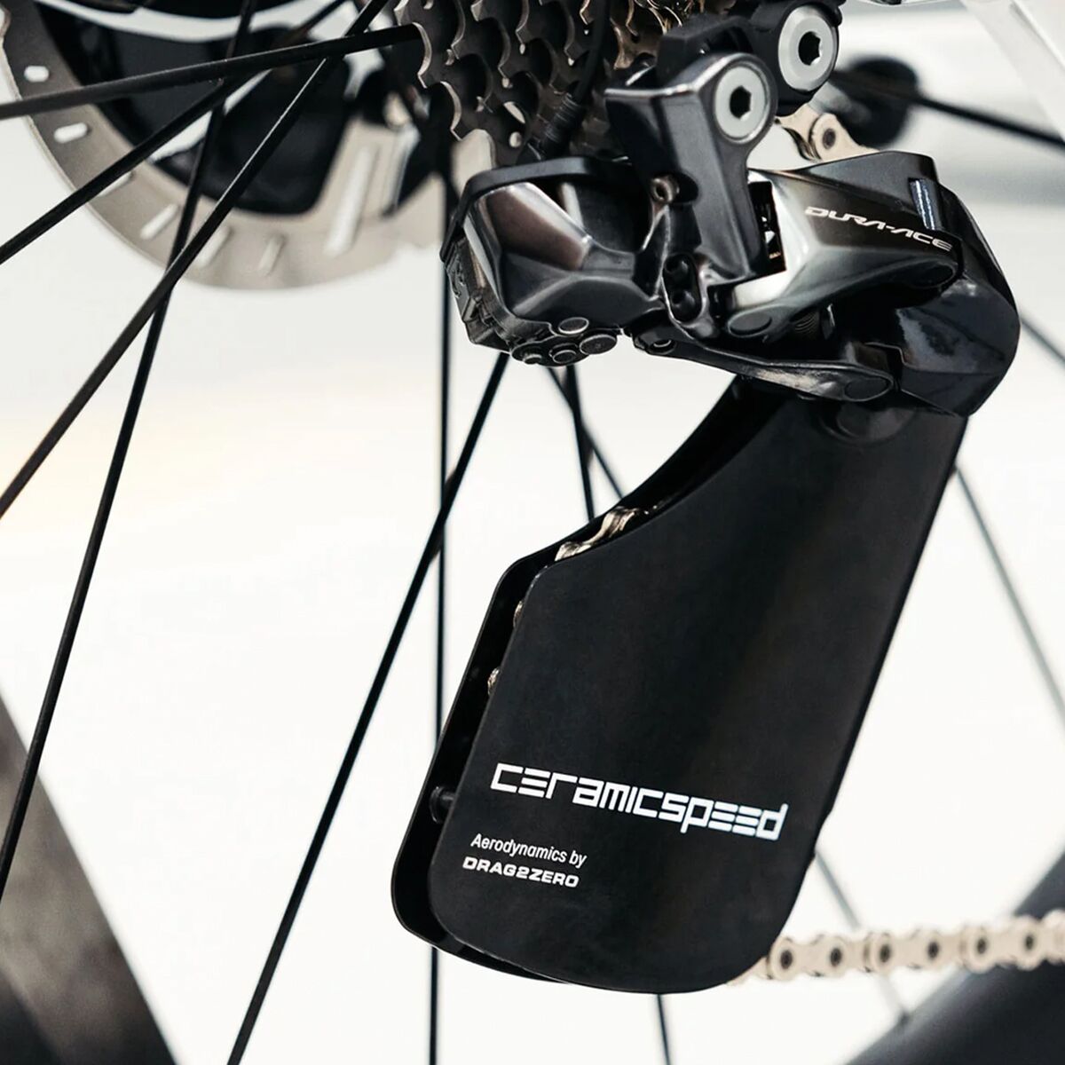 Chape de Dérailleur Ceramicspeed OSPW Coated pour Shimano Ultegra R8100/8150 - Dura Ace R9200/9250 Noir