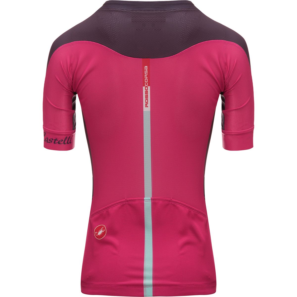 pink castelli jersey