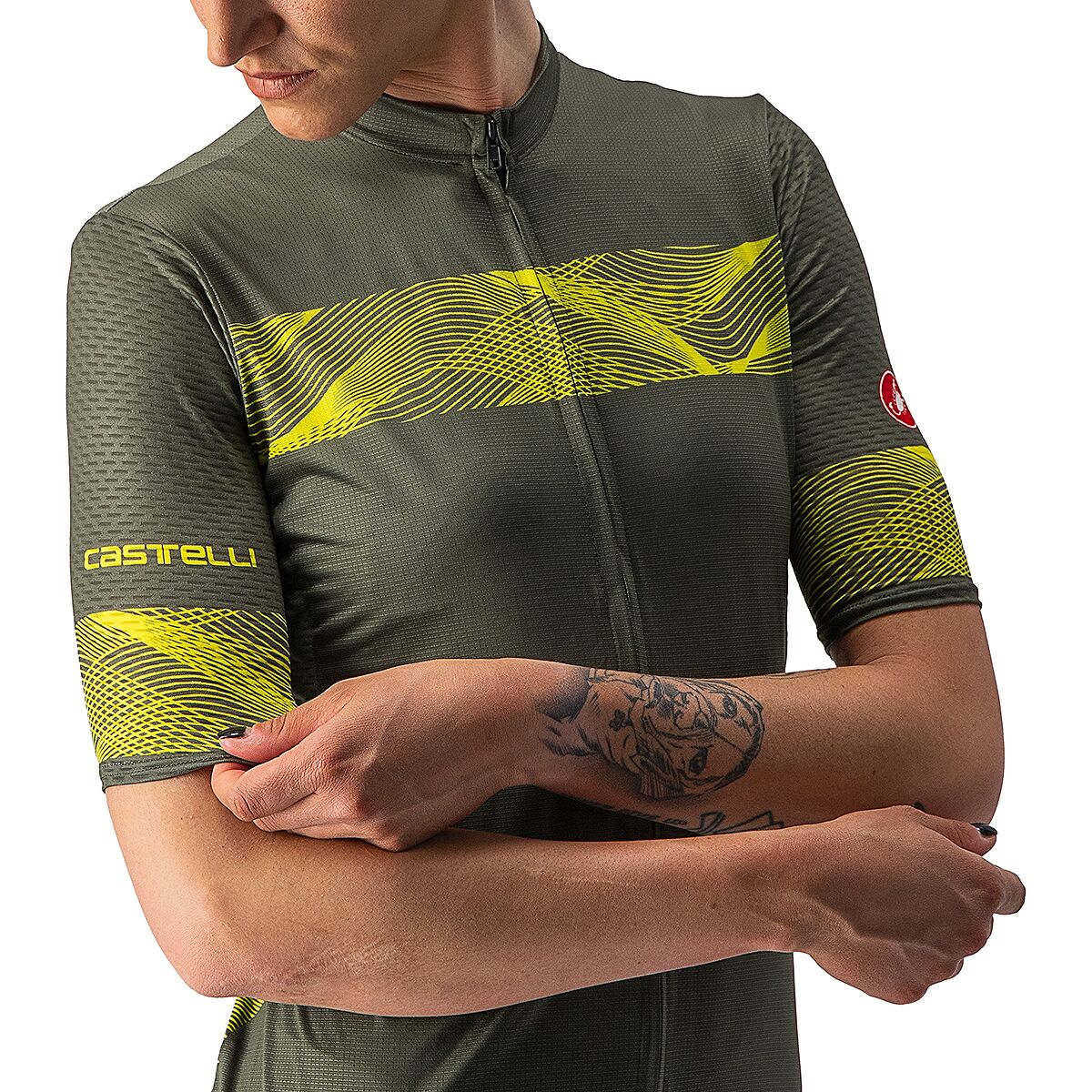 Maglia Ciclismo Castelli Fenice Donna - Jersey Lungo Tecnico Con Tasche - Foto 1