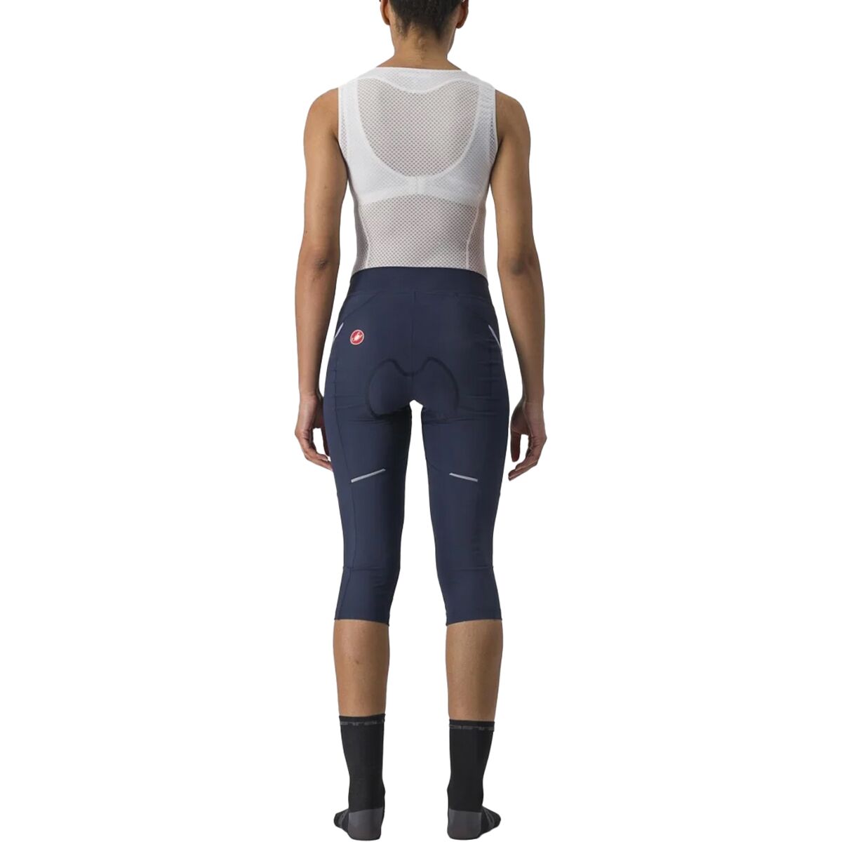 Dámské Kalhoty 3/4 Castelli Velocissima Thermal Knicker Black/Black Reflex | 4 KLUCI OD KOL - 5