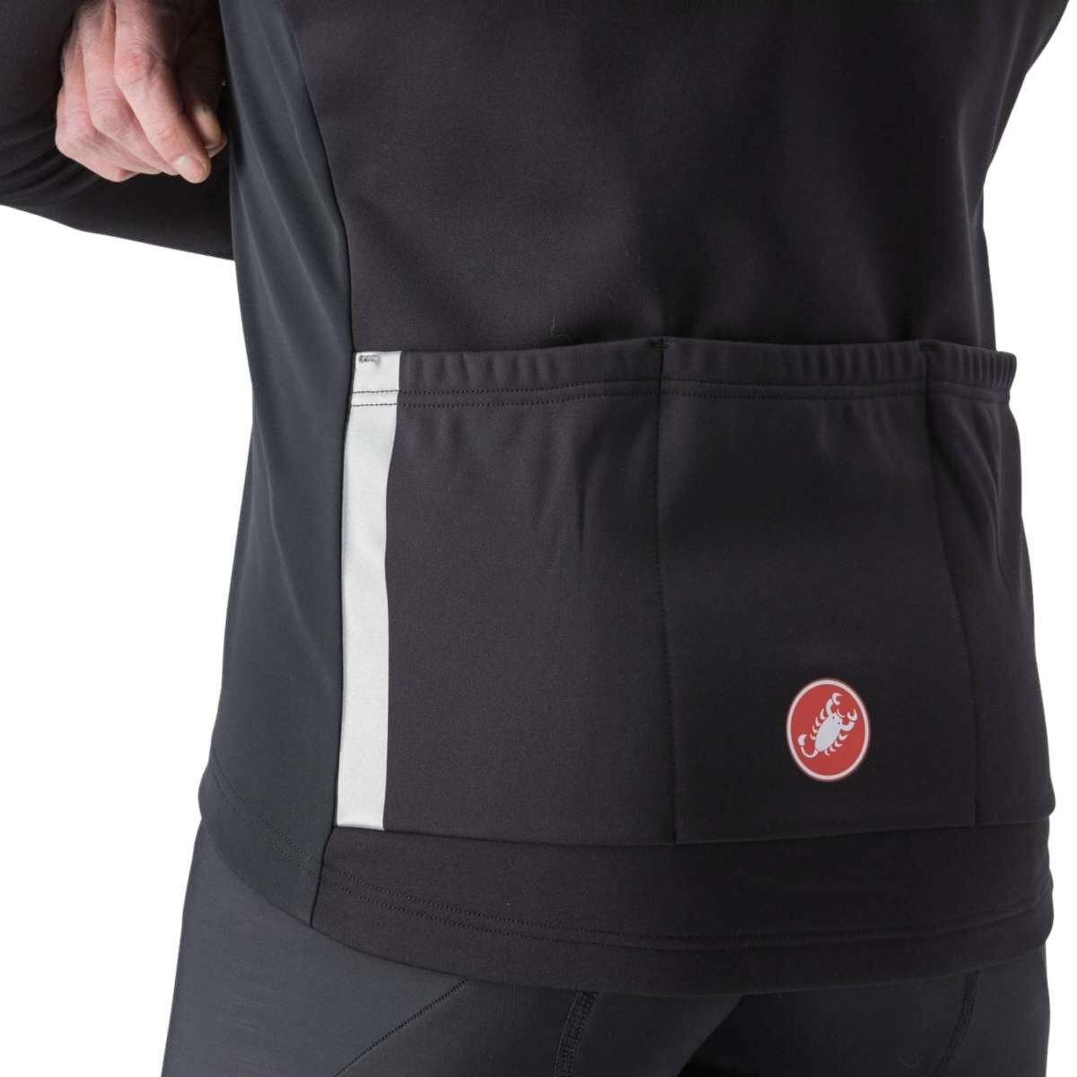 Castelli Giacca Uomo - Entrata - light black/red 085