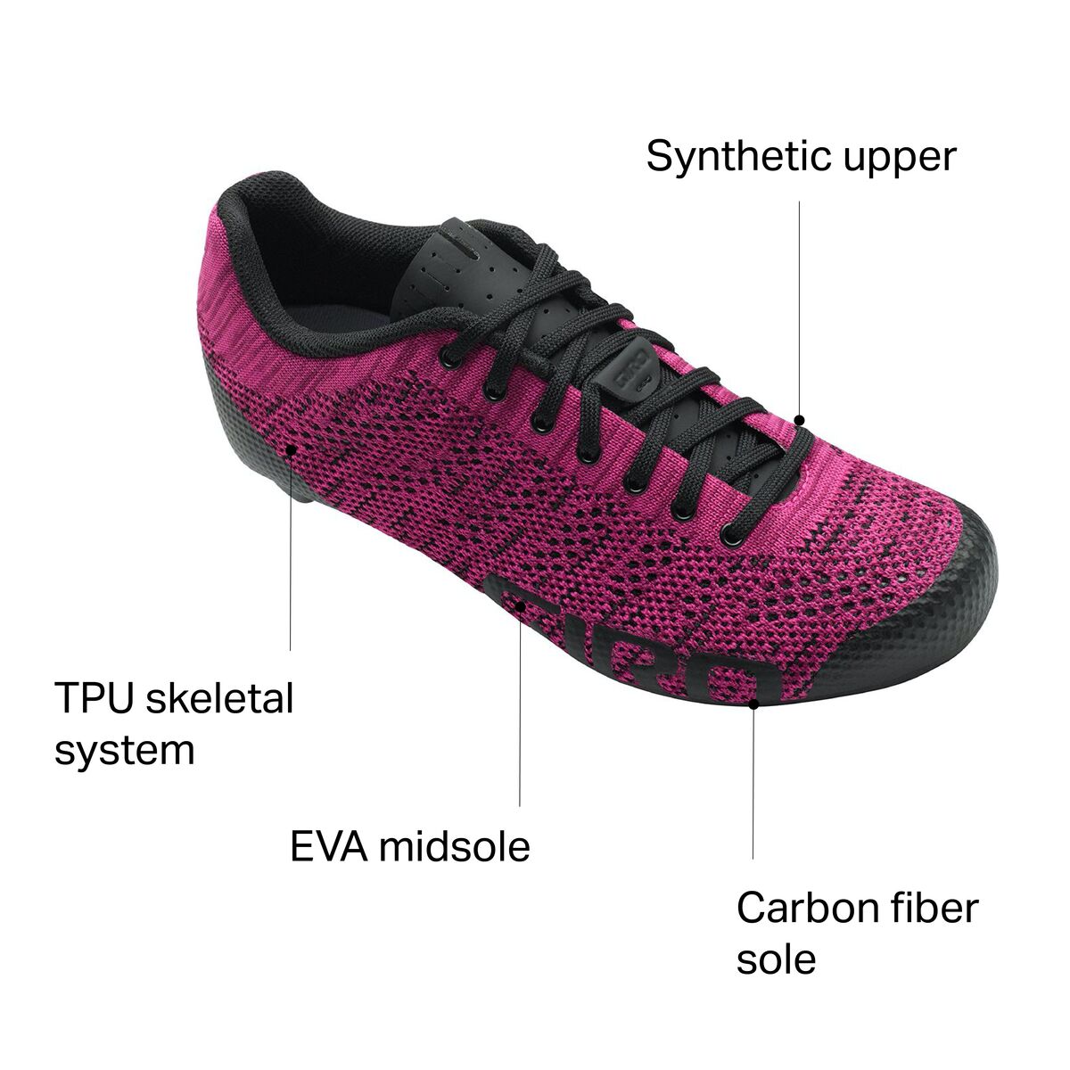 empire e70 knit cycling shoe