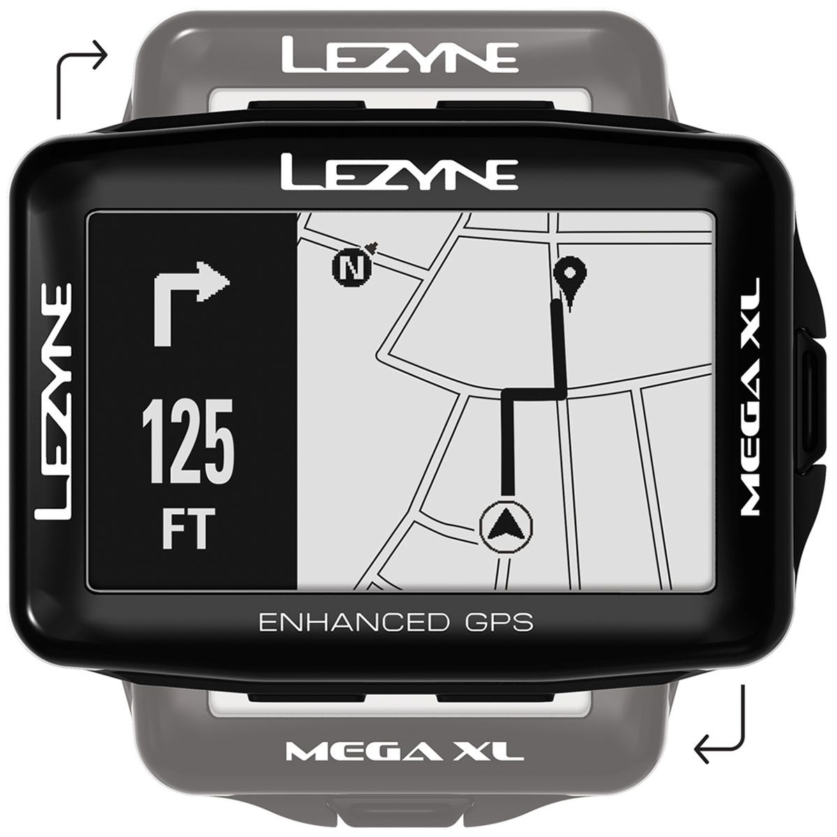 Lezyne Mega XL GPS Bike Computer Men