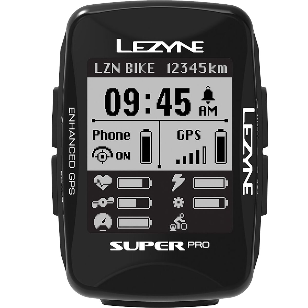 Lezyne Super Pro GPS Pro Loaded Bike Computer Men