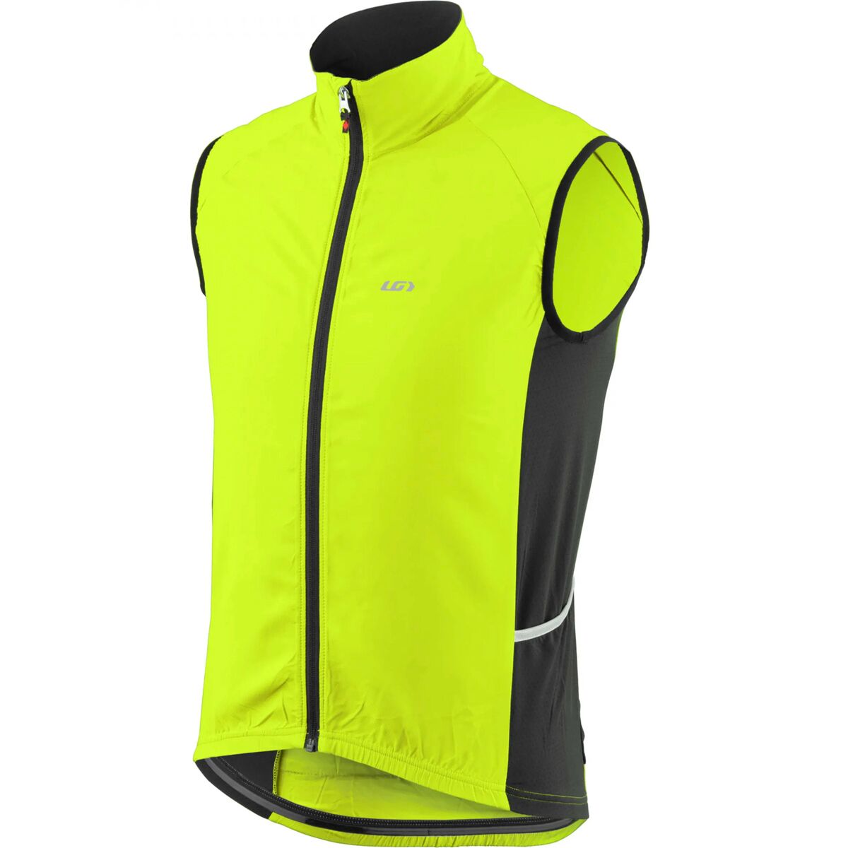 Gilet Cycliste Louis Garneau Nova C13 - Homme XXL, Jaune Vif, Coupe-vent