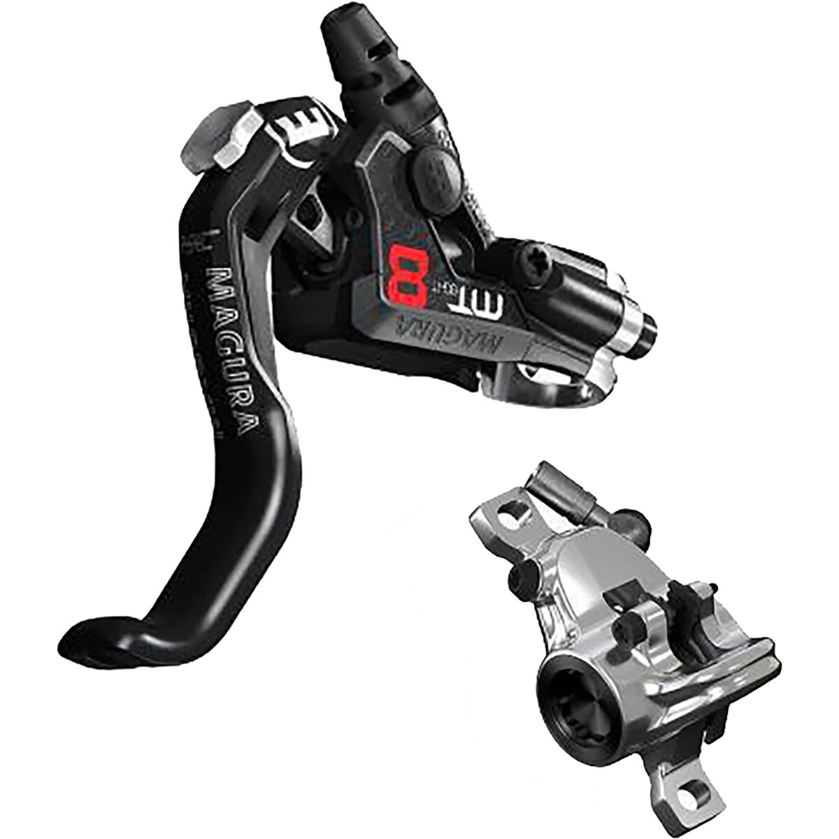Kit Frein MAGURA MT8 Pro – Frein à Disque Hydraulique, Levier Aluminium 1 Doigt, Usage Extérieur, Noir