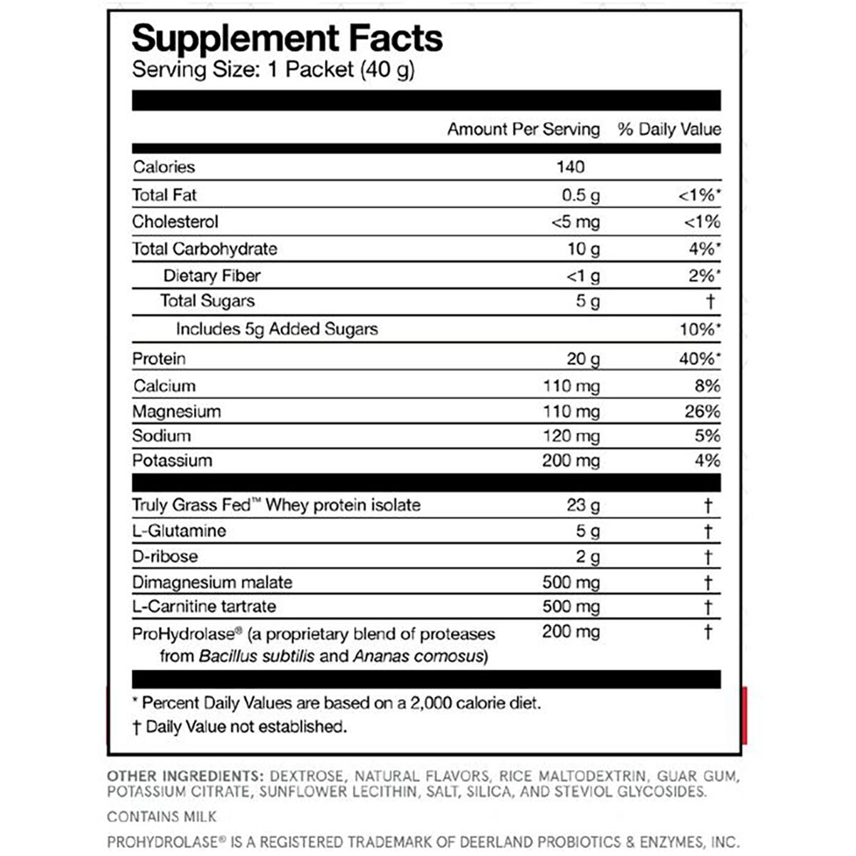 Momentous Recovery GrassFed Whey Protein Accessories