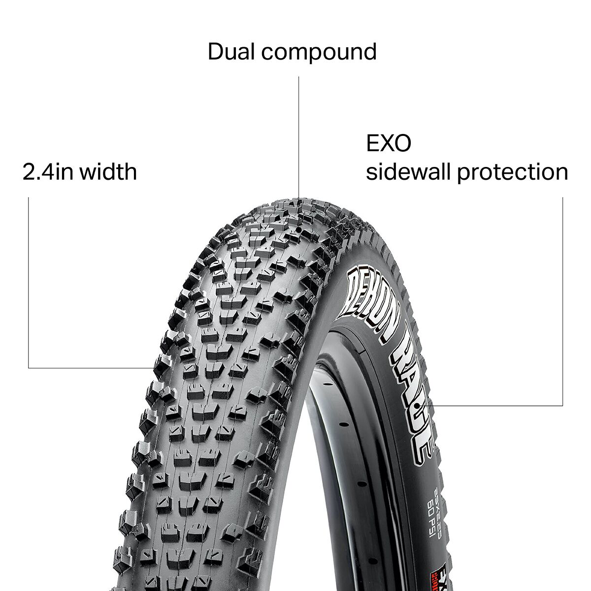 Maxxis Rekon Race Wide Trail EXO/TR Tire 29in Components