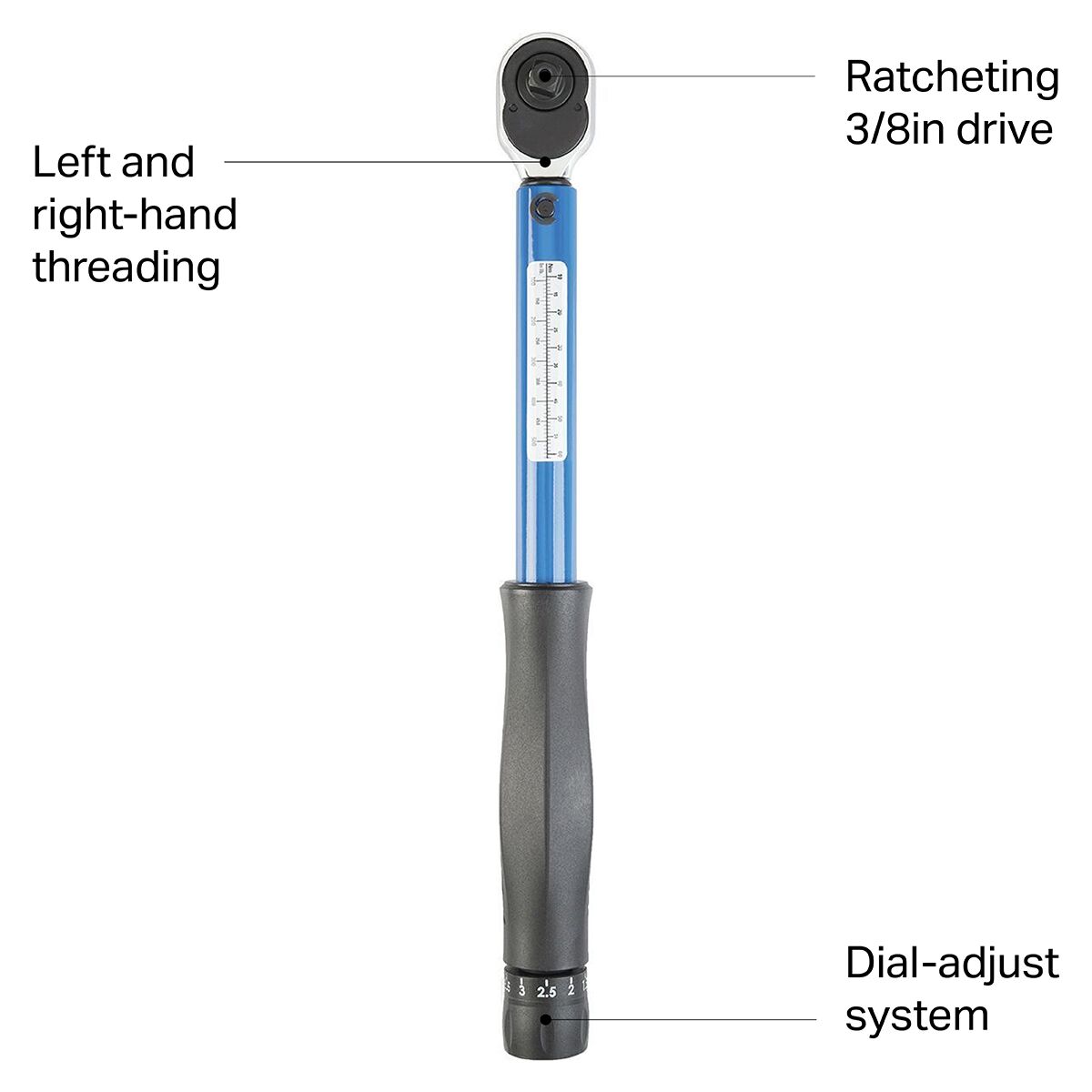 Park Tool Ratcheting Torque Wrench TW6.2 Accessories